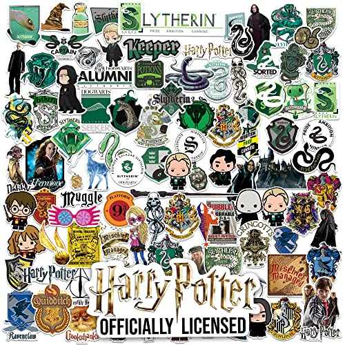 Harry Potter Slytherin Theme Bundle Set 2 100 Sticker Pack – Waterproof