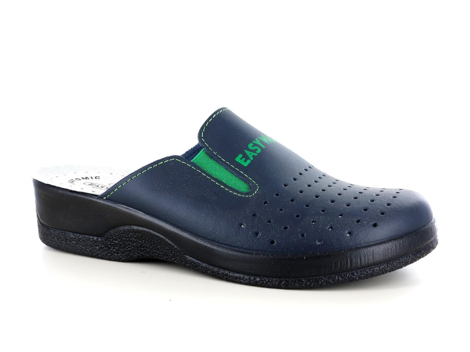 Easywalk 300 Skórzany Chodaki Mule Kapcie Pantofle, Damskie