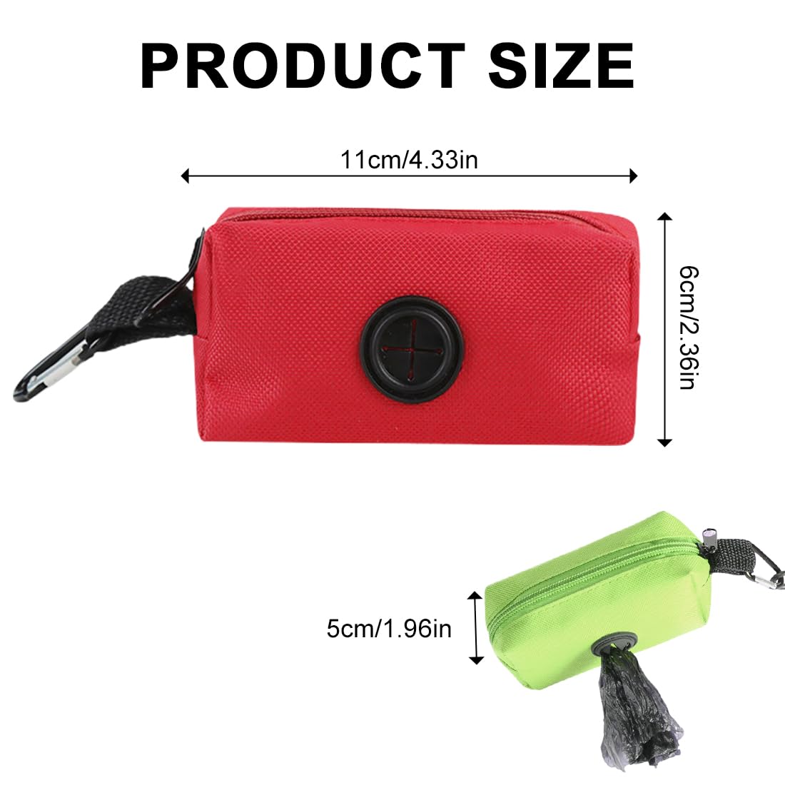 Portasacchetti Per Cane SLSON - 2 Pezzi, Con Cerniera, Per Guinzaglio - Foto 7