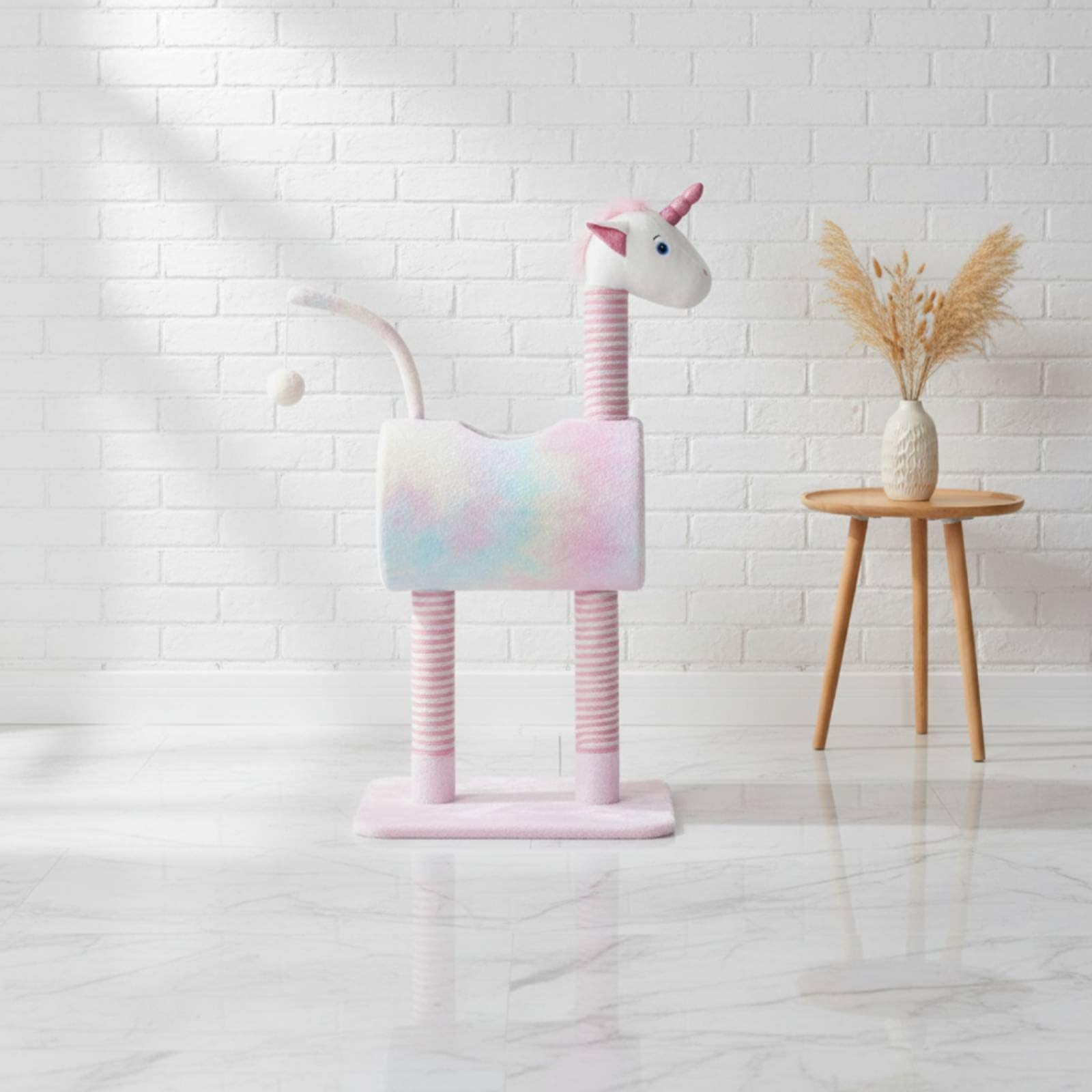 para Gatos Gimnasio Rascador Poste Cueva Acolchada con de Observación Suave y Sisal Favorece Juego Activo y Trepado Diseño Vertical para Ahorrar Suelo, Style to 1