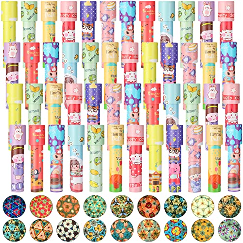 48 Pcs Kaleidoscopes, Vintage Classic Kaleidoscope Toys Educational Party Favors For Stock Stuffers Bag Fillers For Boys And Girls Birthday And School Carnival Prizes, Random Patterns (Cute Style) #TOP28
