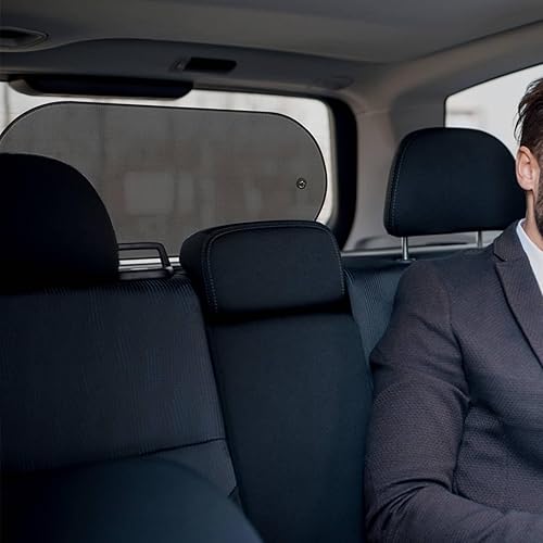 Miniatura 4 de ikasus Parasol para ventana de automóvil, protección UV, parasol plegable para automóvil, visera universal de malla trasera para camión, SUV,