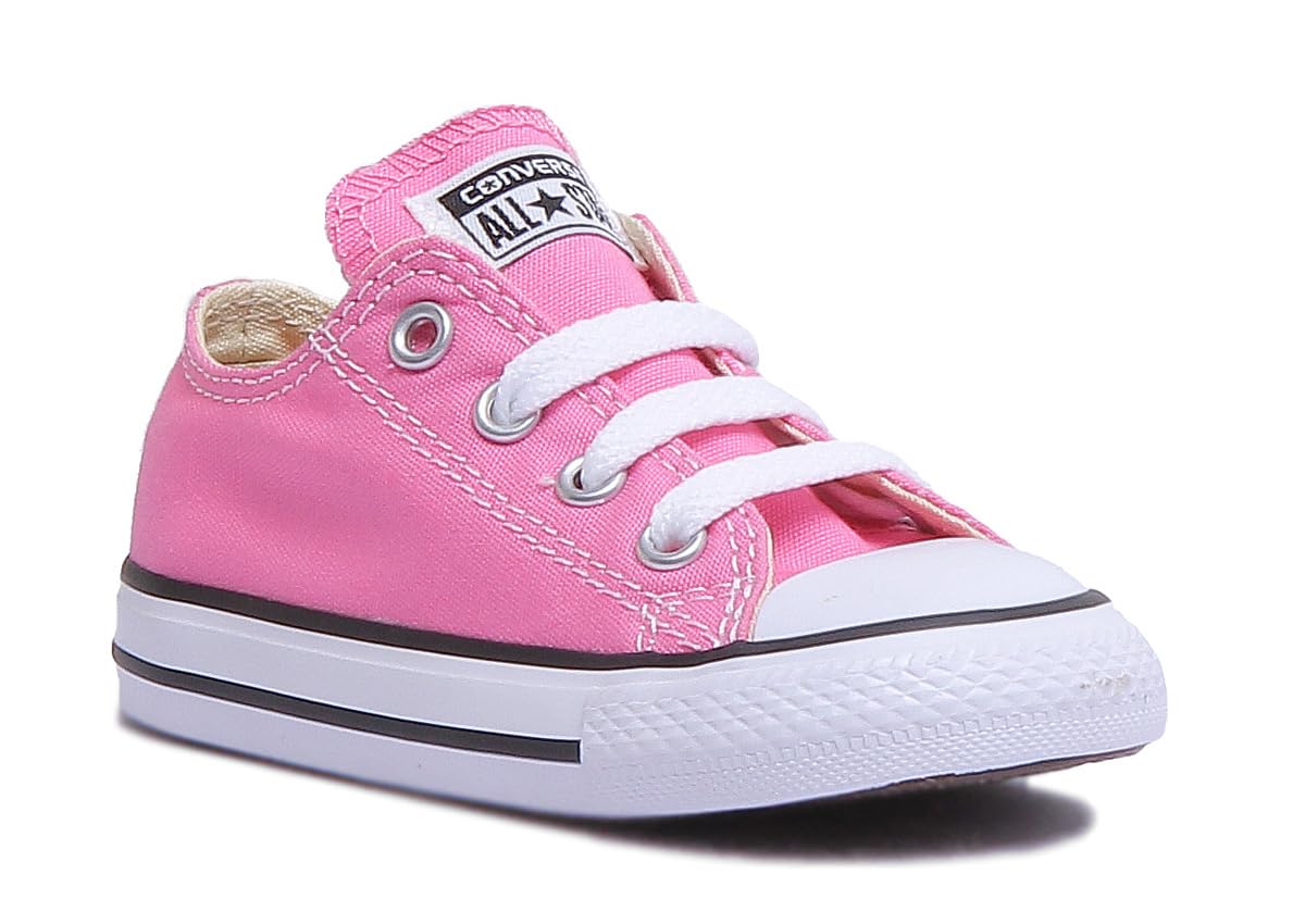 Converse Baby Girls' Inf Chuck Taylor All Stars Ox Pink - 3 INFT