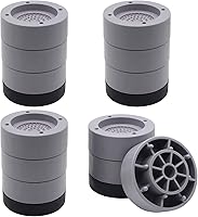 Vista 19 de Elevadores de Muebles Elevadores de Cama Negros de 2 pulgadas (Juego de 6), Elevadores de Cama de Servicio Pesado para Mesa, Sofá, Sillón