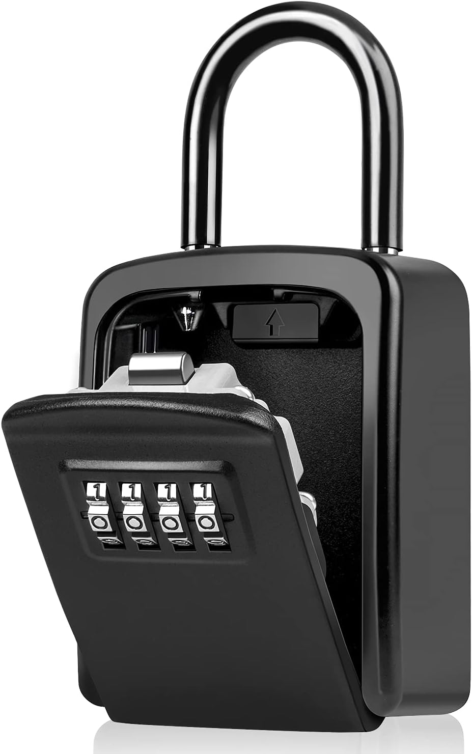 WACCET Key Safe Wall Mounted, Key Lock Box with Two Emergency Keys