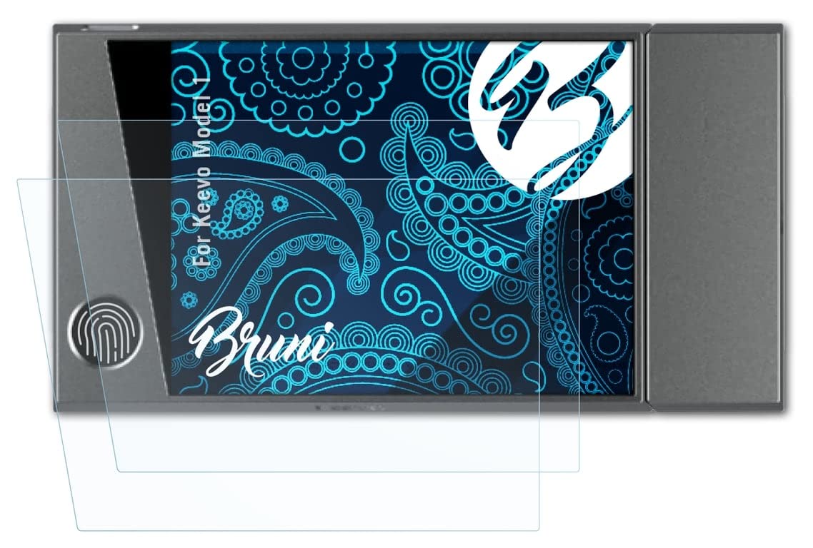 BruniScreen Protector compatible with Keevo Model 1 Protector Film, crystal clear Protective Film (2X)