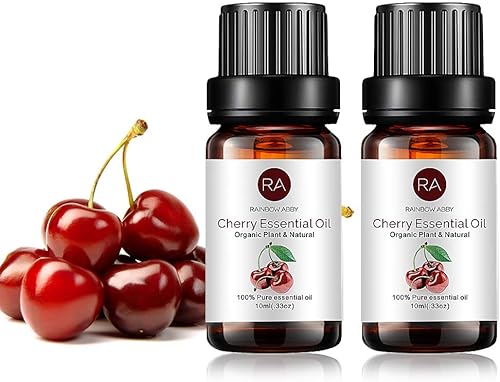 RAINBOW ABBY 2 botellas de aceite esencial de manzana, puro, sin diluir, aceites de calidad terapéutica