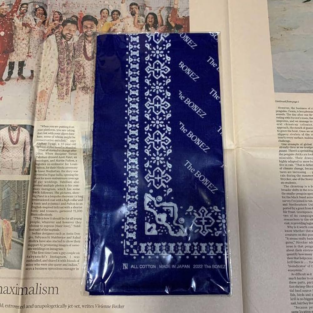 Amazon.co.jp: The BONEZ バンダナ3枚セット ＆Nロゴステッカー