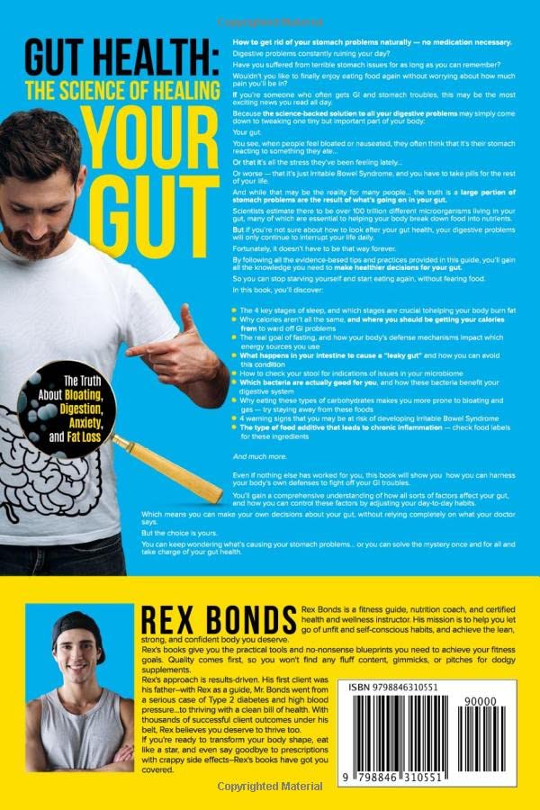 Miniatura 2 de Gut Health The Science Of Healing Your Gut The Truth About Bloating, Digestion, Anxiety, and Fat Loss