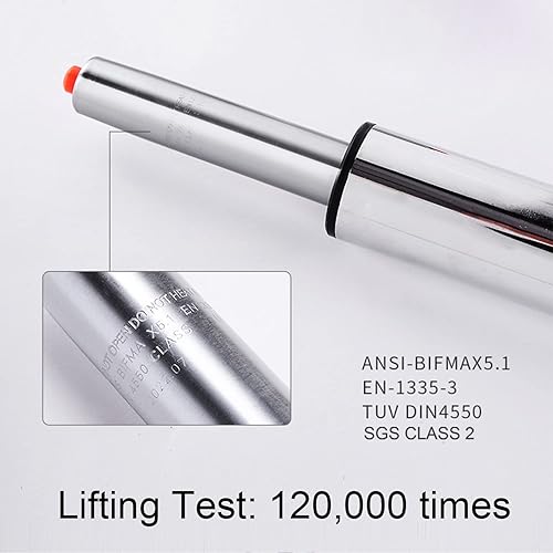 Miniatura 6 de Finnhomy Juego de 2 taburetes de bar ajustables, taburetes de bar giratorios para silla de altura de encimera de cocina, marrón retro