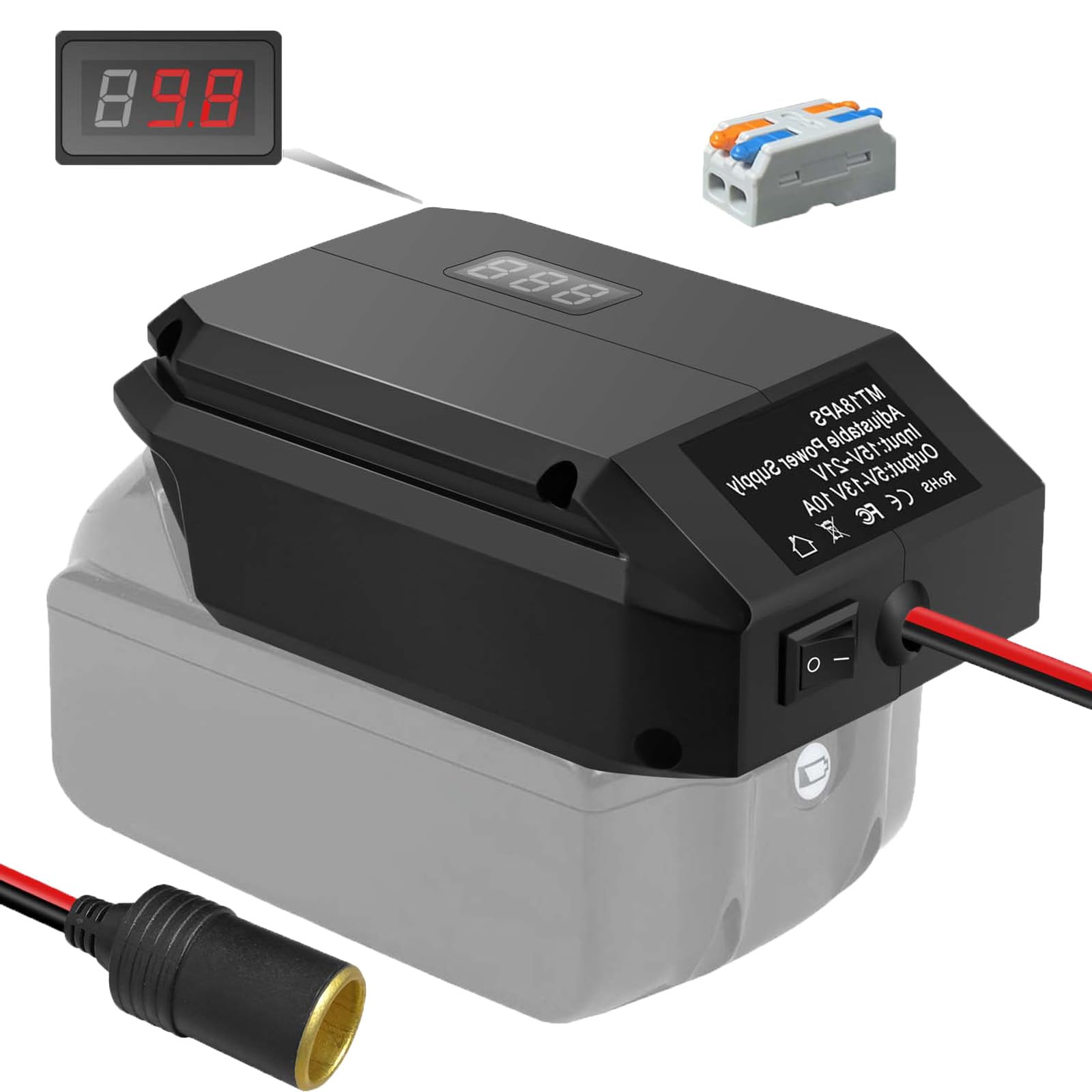 Amazon.co.jp: 降圧コンバーター 電源ホイール バッテリーアダプター