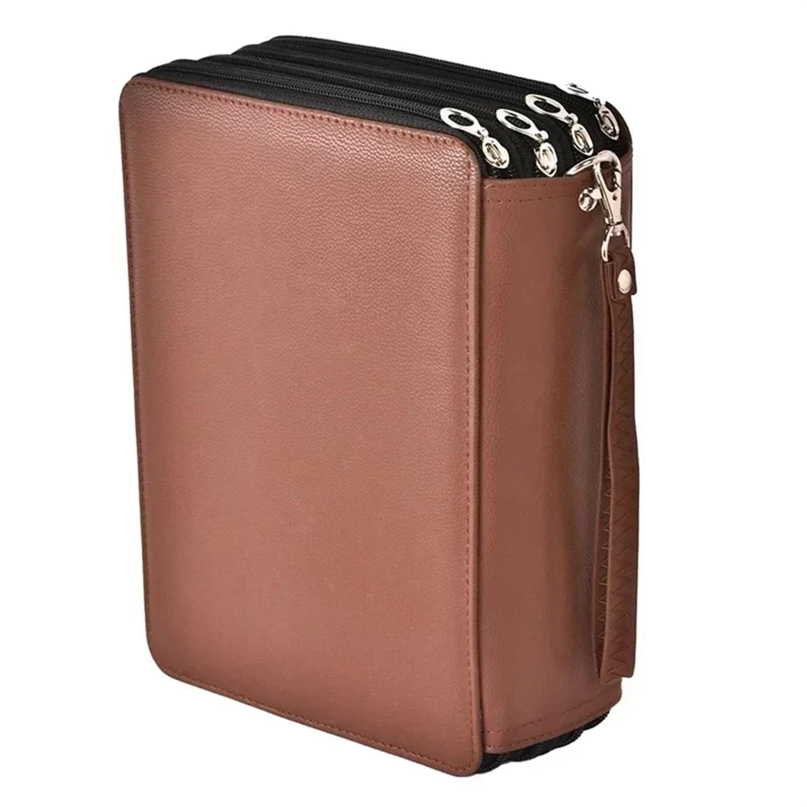Trousse Feutre Sac de Papeterie en PU, étui Rangement Grande capacité