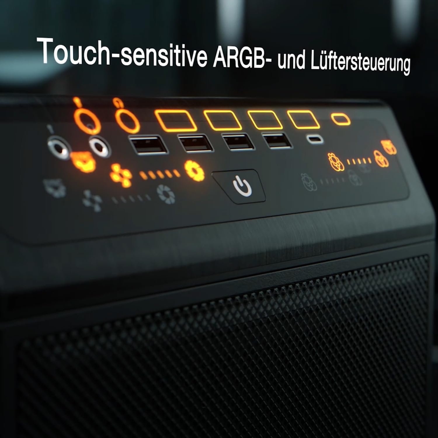 be quiet! Dark Base Pro 901 Black PC-Gehäuse, maximaler Airflow, 3X Silent Wings 4 PWM Lüfter nahezu unhörbarer Betrieb Touch-sensitives I/O-Panel, invertiertes Layout möglich, ARGB-Beleuchtung