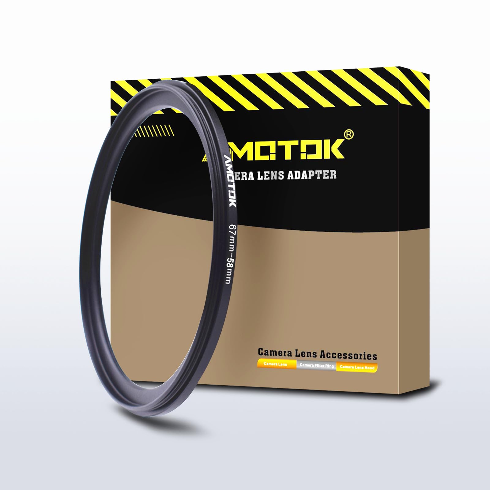 Anello Filtro Metallico 58-62mm Anello Step-Up Da 58 Mm A 62 Mm Per Obiettivi Fotografici - Adattatore In Metallo, Nuovo (S&W) Filtro Step-up - Foto 3