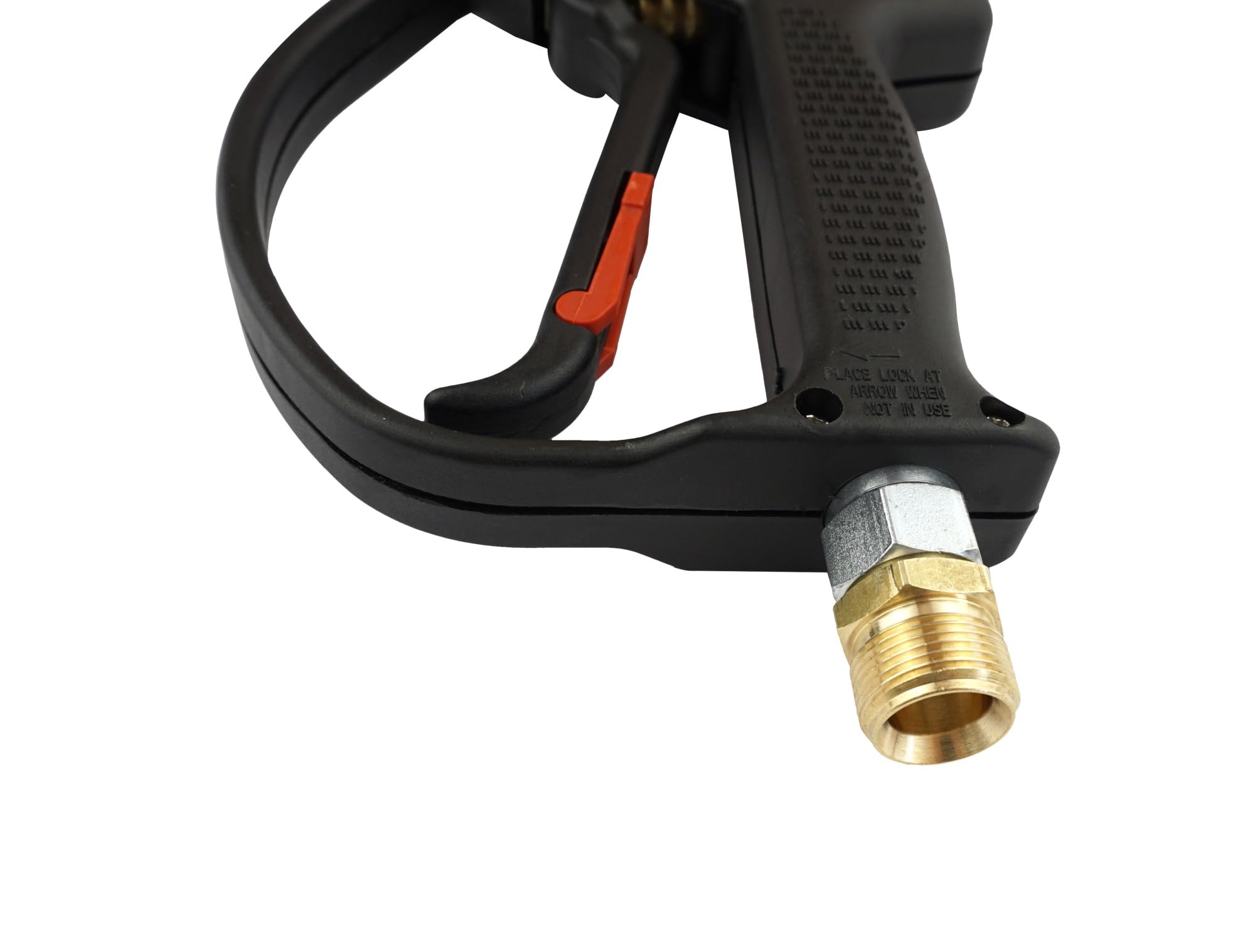 Hochdruckpistole | für Nilfisk Alto Wap Kränzle D12 Hochdruckreiniger | bis 280 bar | arretierbar | M22x1,5 AG x lange Steckkupplung | Spritzpistole Ersatzpistole