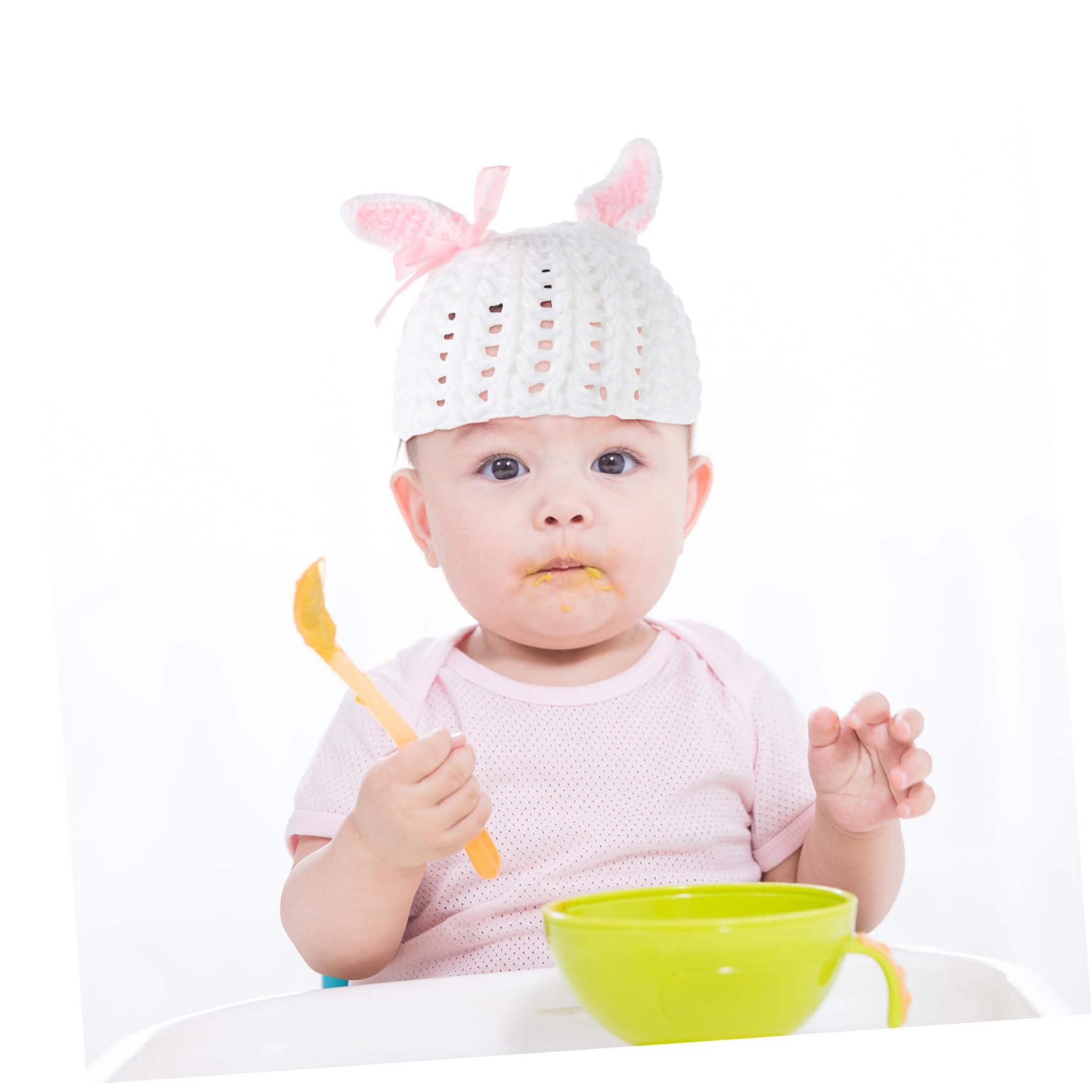 BESPORTBLE 4ensembles Costume De Photographie Né avec Bonnet Et Pantalon Forme De Lapin Accessoires pour Séance Photo Créatif pour Filles Et Garçons