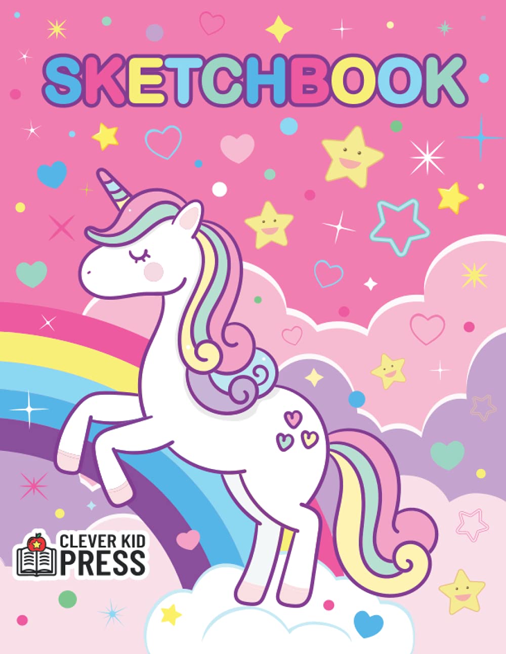 Sketchbook for Girls: Unicorn Sketch Book | Large Drawing Pad for Kids | Sketch Book with Blank Pages for Sketching, Drawing, Journaling and Doodling