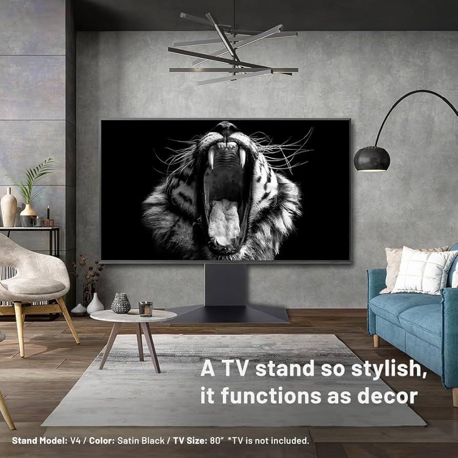 Amazon.com: WALL V4 | Sleek Shallow Floor TV Stand for Extra