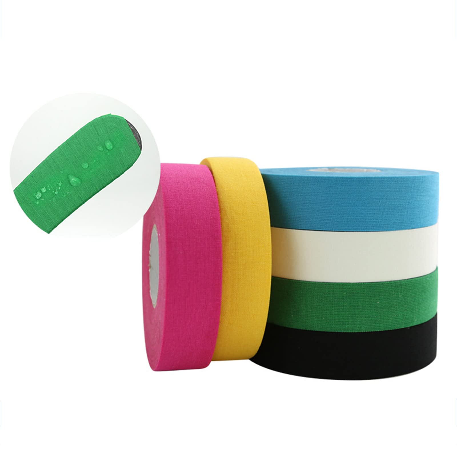 Ruban Protecteur De Hockey – Imitation Coton 2,5cm X 25m, Feuille D’érable Rouge