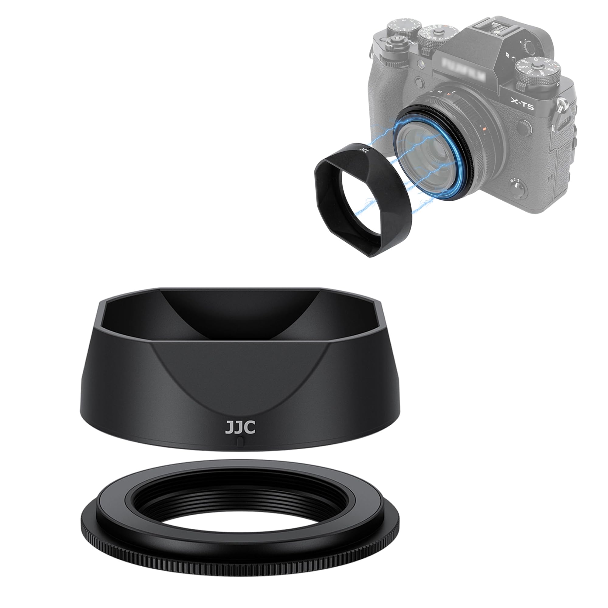 「tai」美品Fujifilm XF23mmF2 R WR レンズ(フード スクエアフード FUJIFILM XF23mmF2 | XF35mmF2専用 角型アルミフード