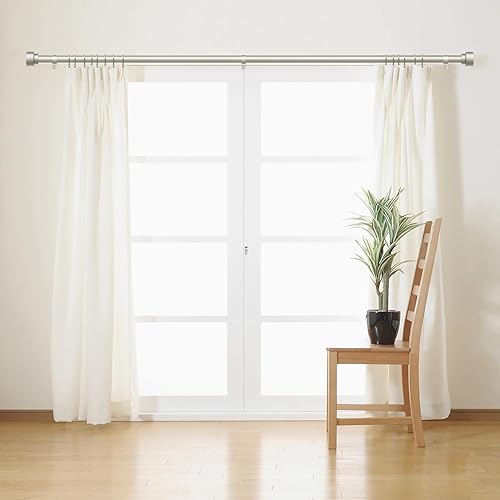 Miniatura 52 de Barras de cortina para ventanas de 28 a 48 pulgadas, barra de cortina ajustable de 1 pulgada, barra de cortina larga resistente para ventana, barras