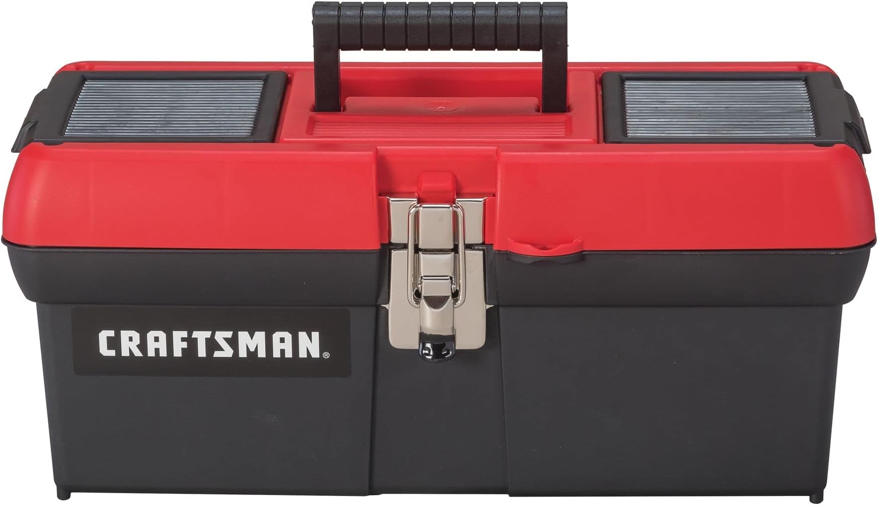 Tool Box, Lockable, 16 in., Red/Black (CMST16901)