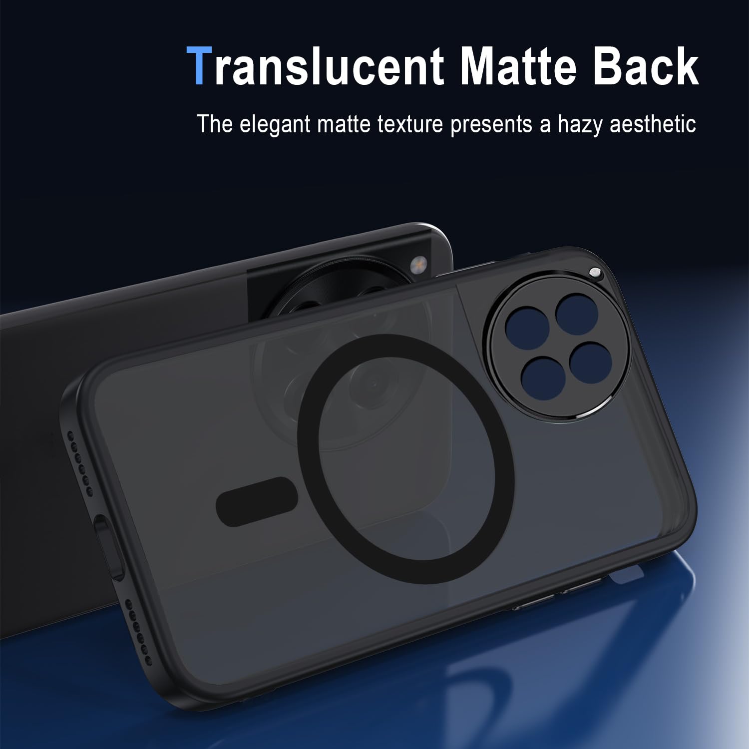 Coque Magnétique Anti-choc Pour OnePlus 12 - Noir - NEUVE