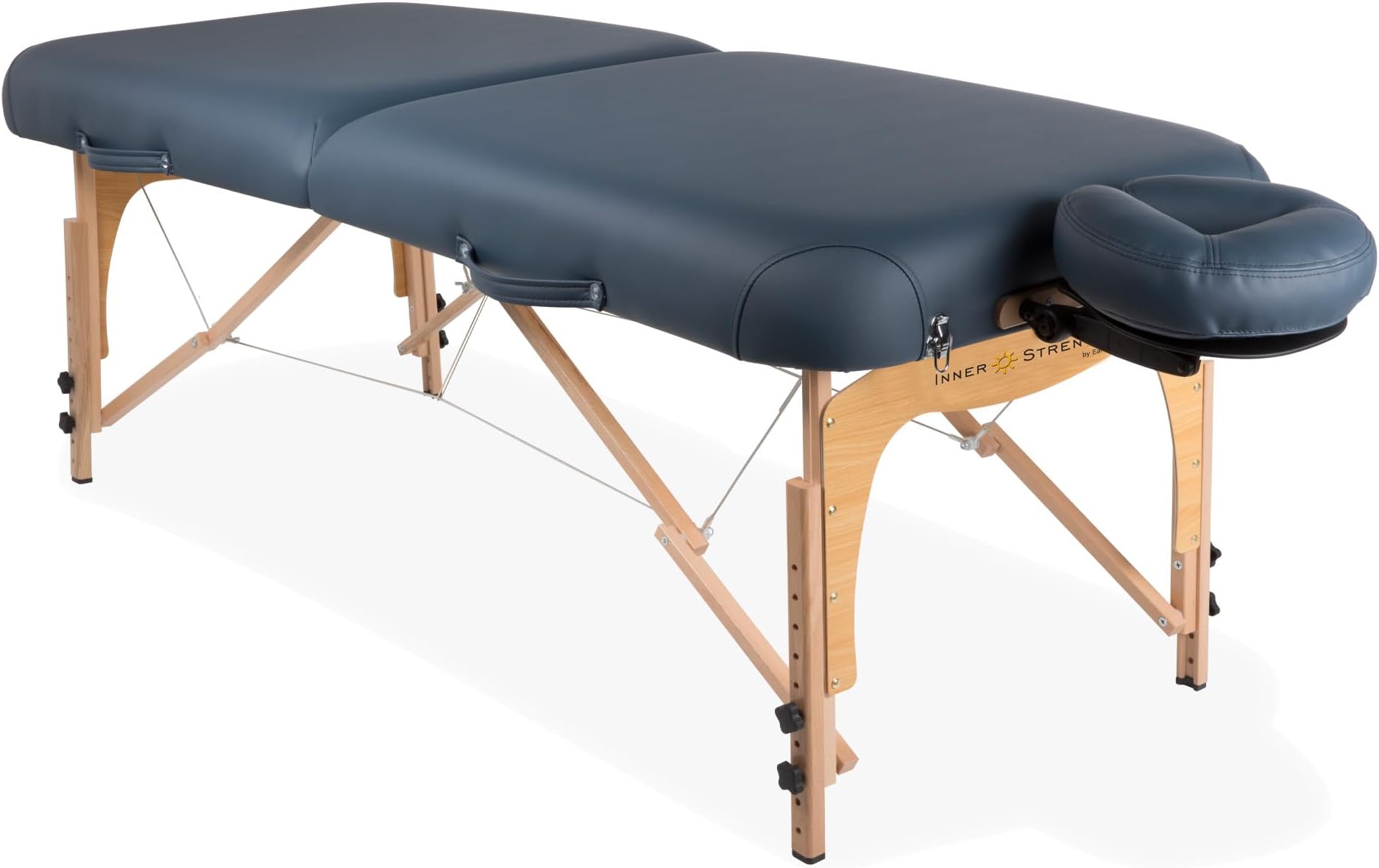 Inner Strength E2 Portable Massage Table Package Full Reiki – Incl. Deluxe Adjustable Face Cradle, Pillow & Carrying Case