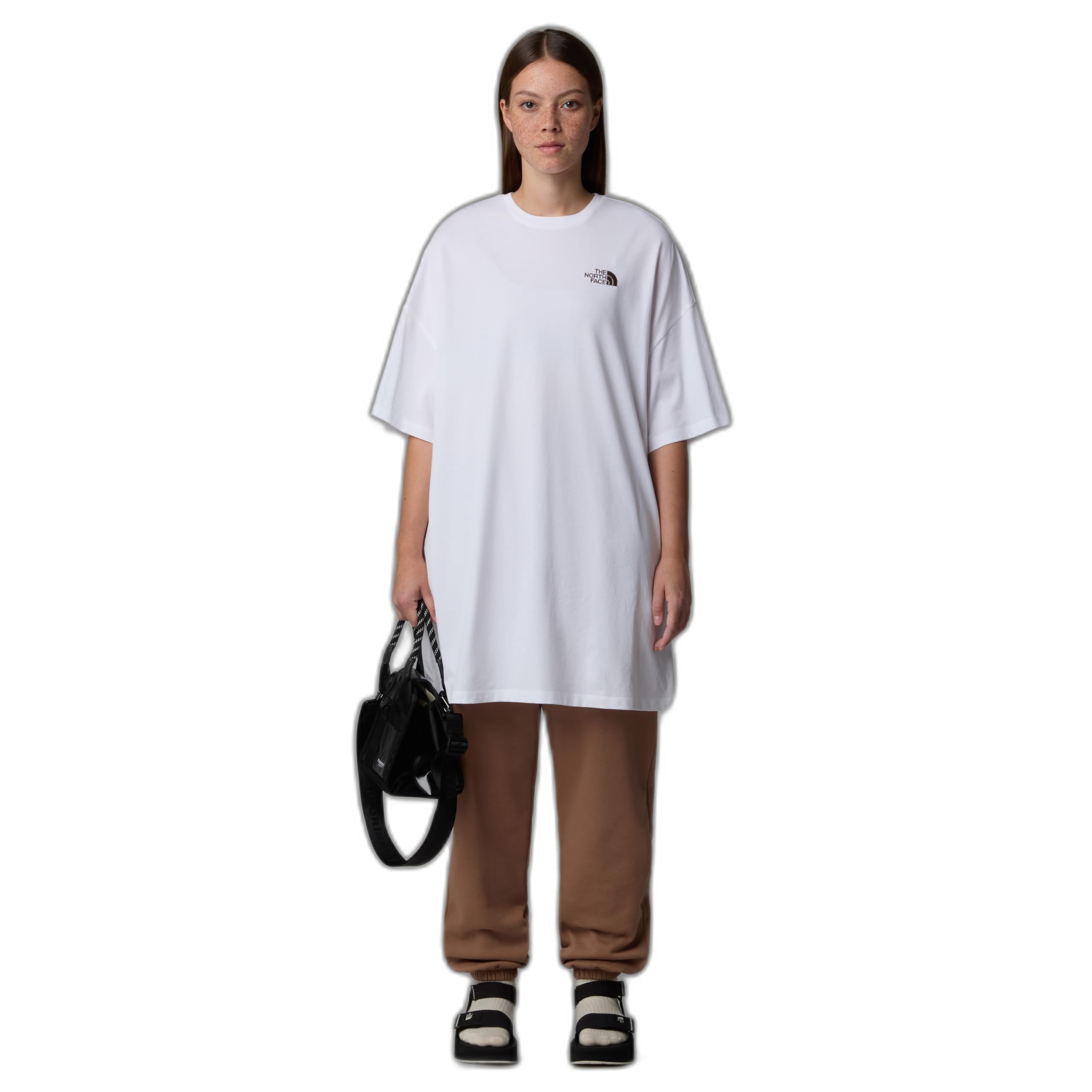 The North Face W S/S Essential Oversize Tee Dress T-Shirt Femme (Lot de 1)