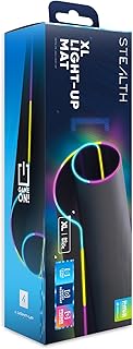 STEALTH LED Light-Up XL Gaming Mat Compatible with PC and Consoles – No-slip, Durable, Comfortable Gaming With up to 13 RG…