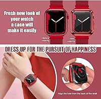 Vista 7 de top4cus Funda de 40mm Suave y Ligera Antiarañazos Protectora Completa 40mm iWatch Resistente al Agua con Brillo para Ejercicios Parachoques