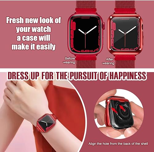 Miniatura 7 de top4cus Funda de 1.496 pulgadas (1.496 in), TPU suave, antiarañazos, ligera, protector de pantalla para Iwatch de 1.496 pulgadas, compatible con