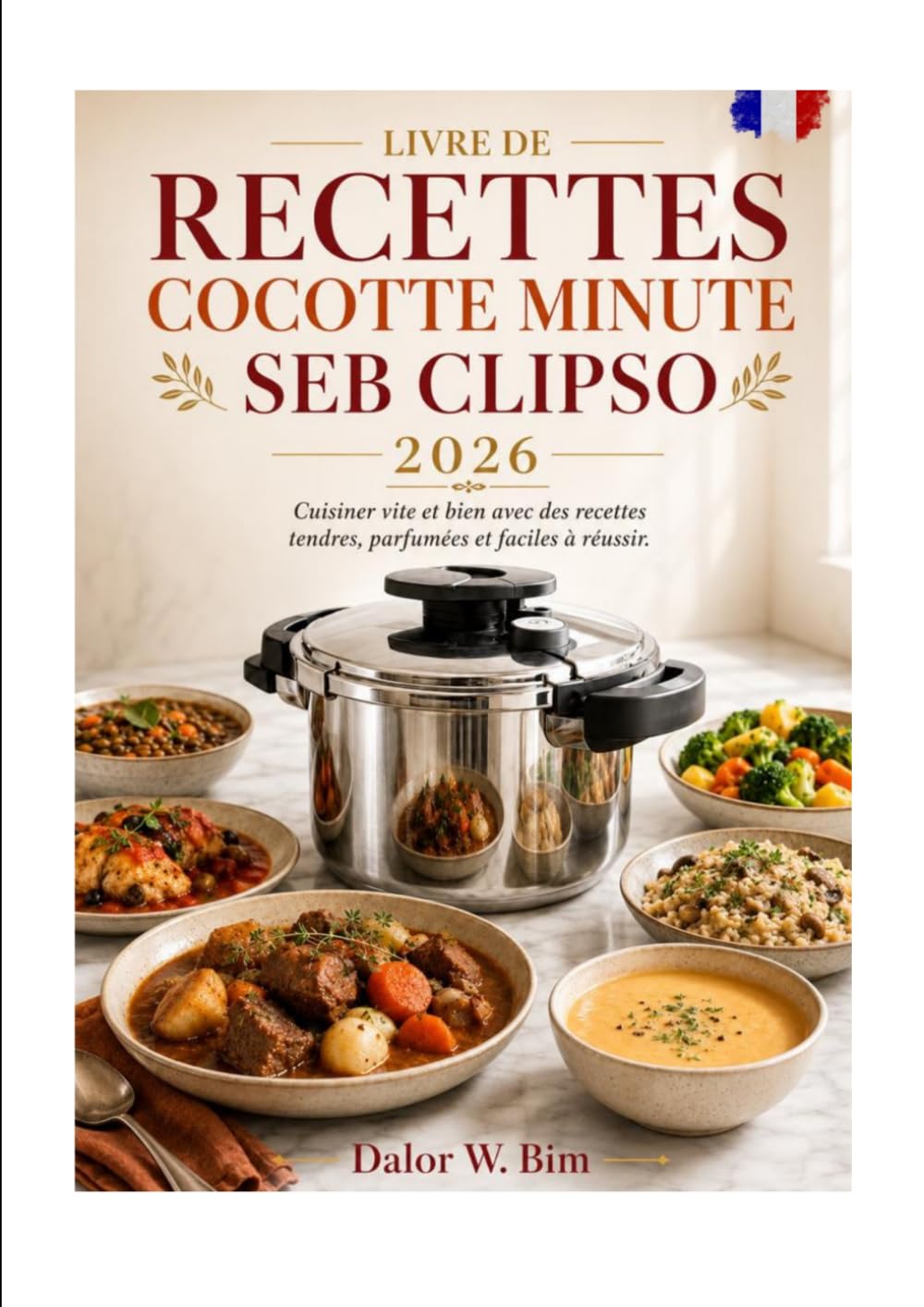 LIVRE DE RECETTES COCOTTE MINUTE SEB CLIPSO: Cuisiner vite et bien avec des recettes tendres, parfumées et faciles à réussir