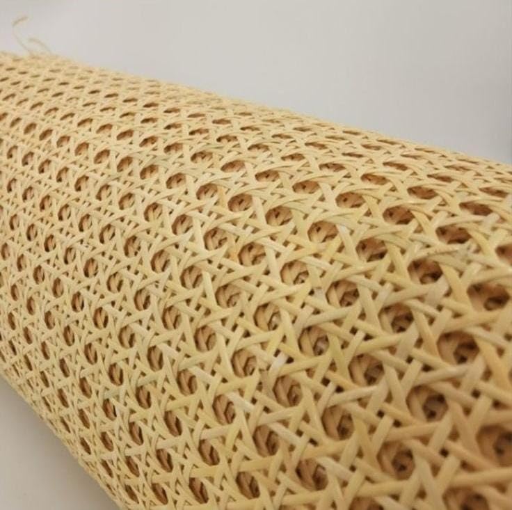 Image of Cane Masters Rattan Cane Roll Light Brown Solid Cane Webbing Roll 18X18