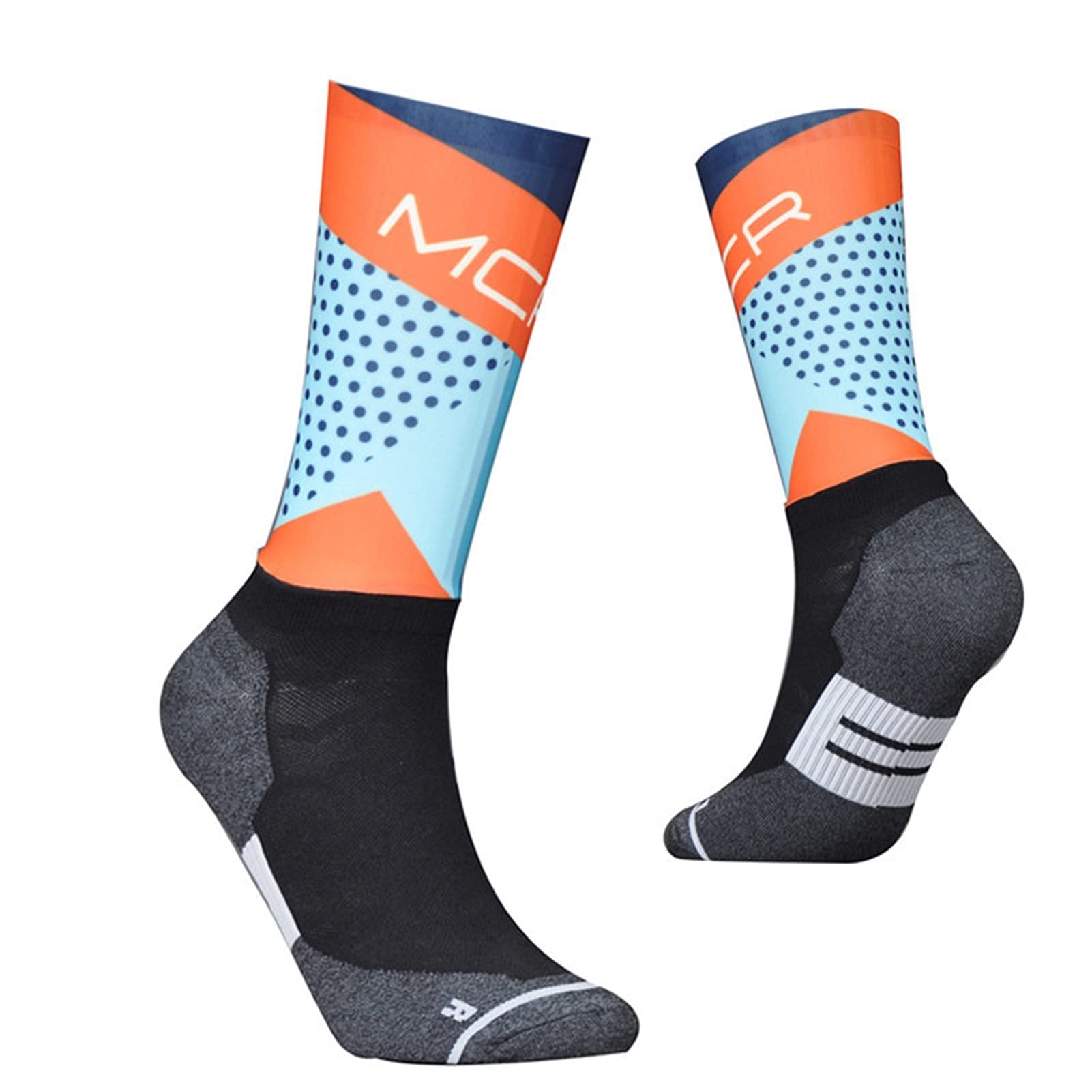 Antideslizante profesional calcetines de bicicleta de bicicleta de compresión de bicicleta calcetines deportivos hombres y mujeres calcetines deportivos calcetines de ciclismo de carreras calcetines d