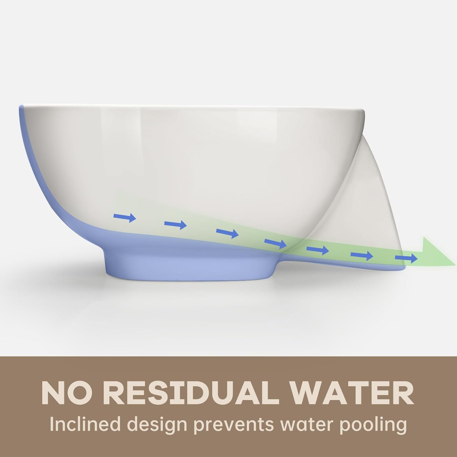 Multifunctal Ceric Food Strainer with Integrated Drain Spout,