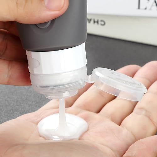 Miniatura 279 de Botellas de viaje para artículos de tocador, aprobados por la Tsa, recipientes de tamaño de viaje de 3 onzas, sin BPA, a prueba de fugas