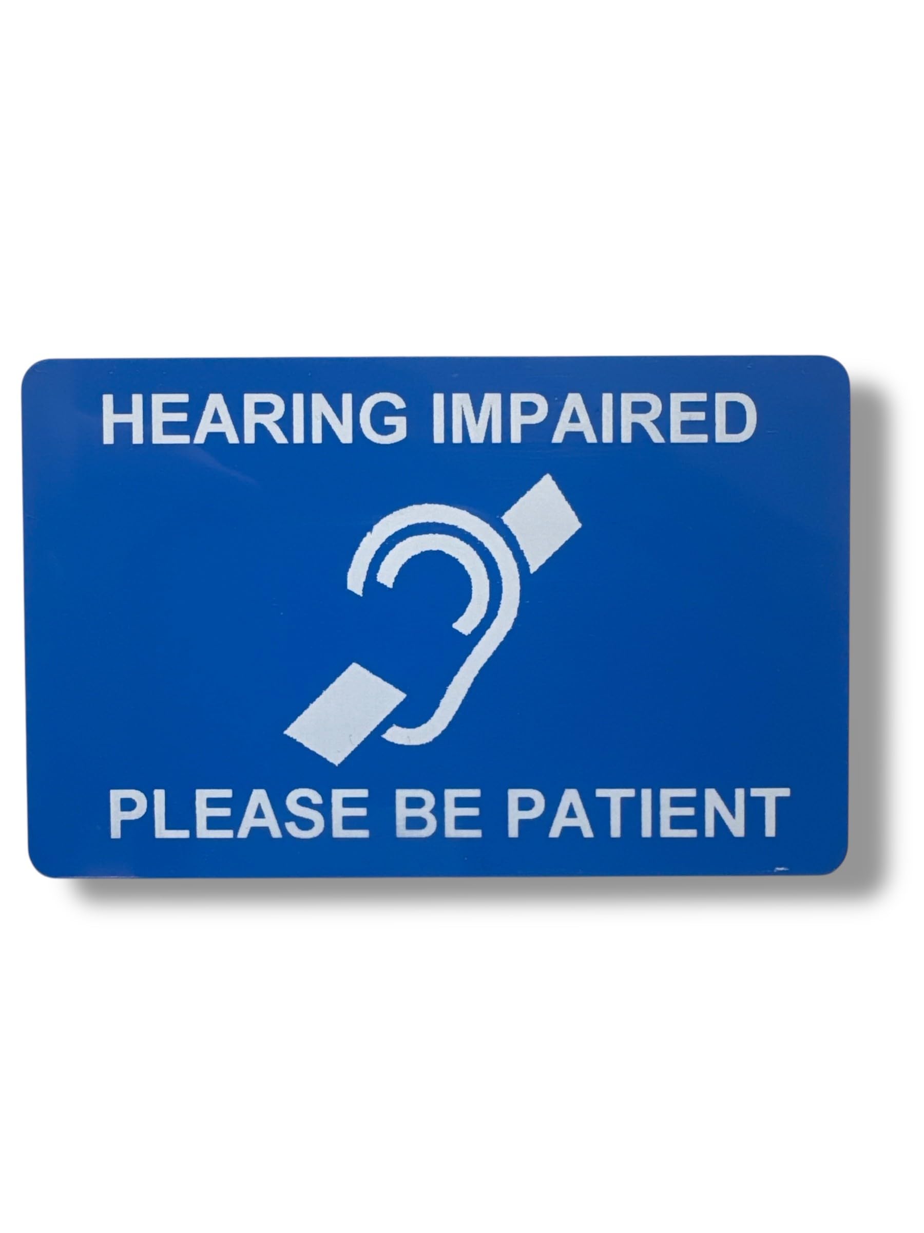 Medical Awareness Information Card (Hearing Impaired) — image 1