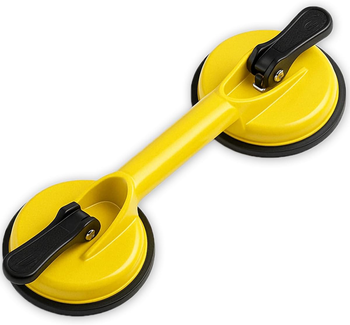 Glass Suction Cups - 220 lbs Heavy Duty Aluminum Vacuum Lifter for Large Glass, Tiles, Granite & Mirrors | Professional Laminate Floor Gap Fixer & Car Dent Puller Tool Kit
