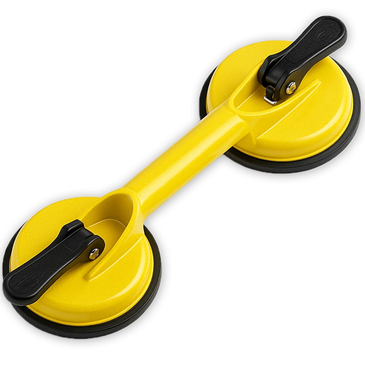Heavy Duty Suction Cup Aluminum Vacuum Plate Double Handle Professional Glass Holder Hooks Mover Puller Lifter Gripper for Moving Large Glasses Window Mirror Granite Repair laminate floor gap fixer