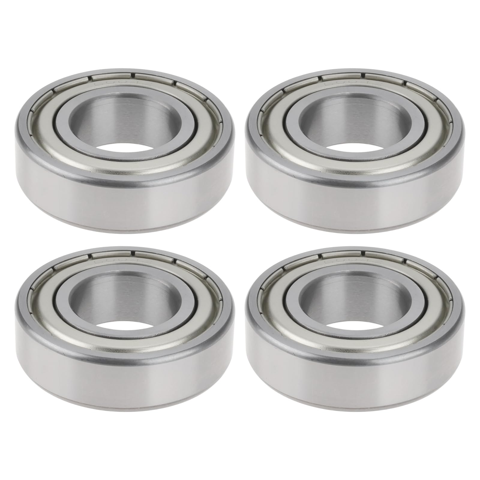 Briny River 4Pcs 6004-2Z/C3 20X42x12mm Deep Groove Ball Bearings Suitable For Skateboard Wheels Inline Skates And Electric Motors