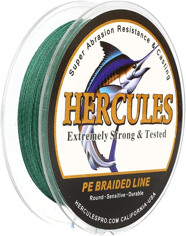 Braided Fishing Line 4 Strands 100m-2000m 6lb-100lb Super Strong PE Fishing Wire Multifilament Fishing Lines for Saltwater & Freshwater Fishing