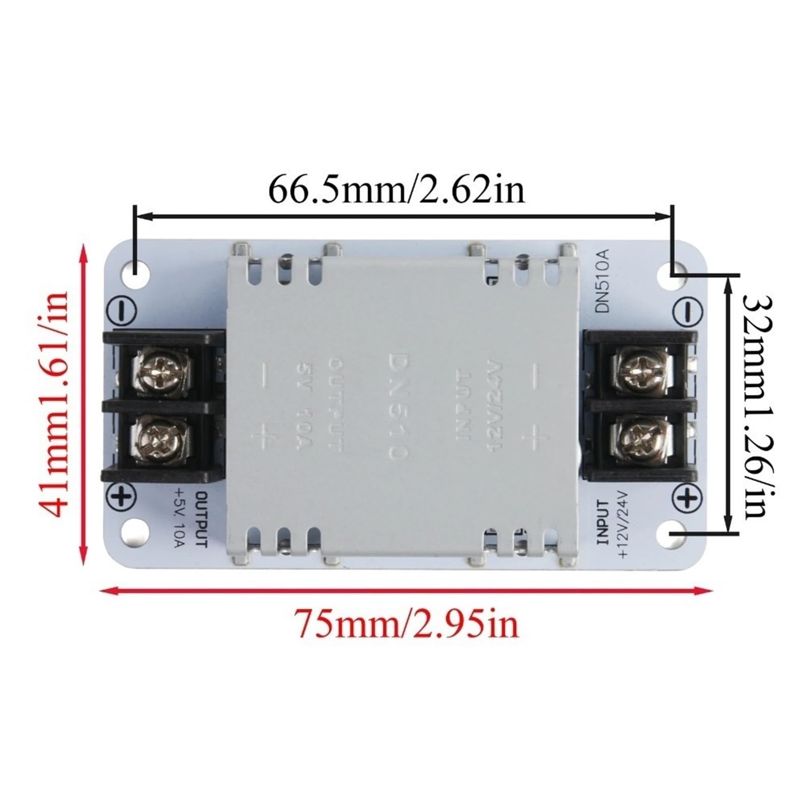 12V to 24V 3A DC DC Step Down Up Converter Stabilizer Regulator 12VDC Boost to 24VDC 3AMP Reducer Module(12V-24V 3APCBA)
