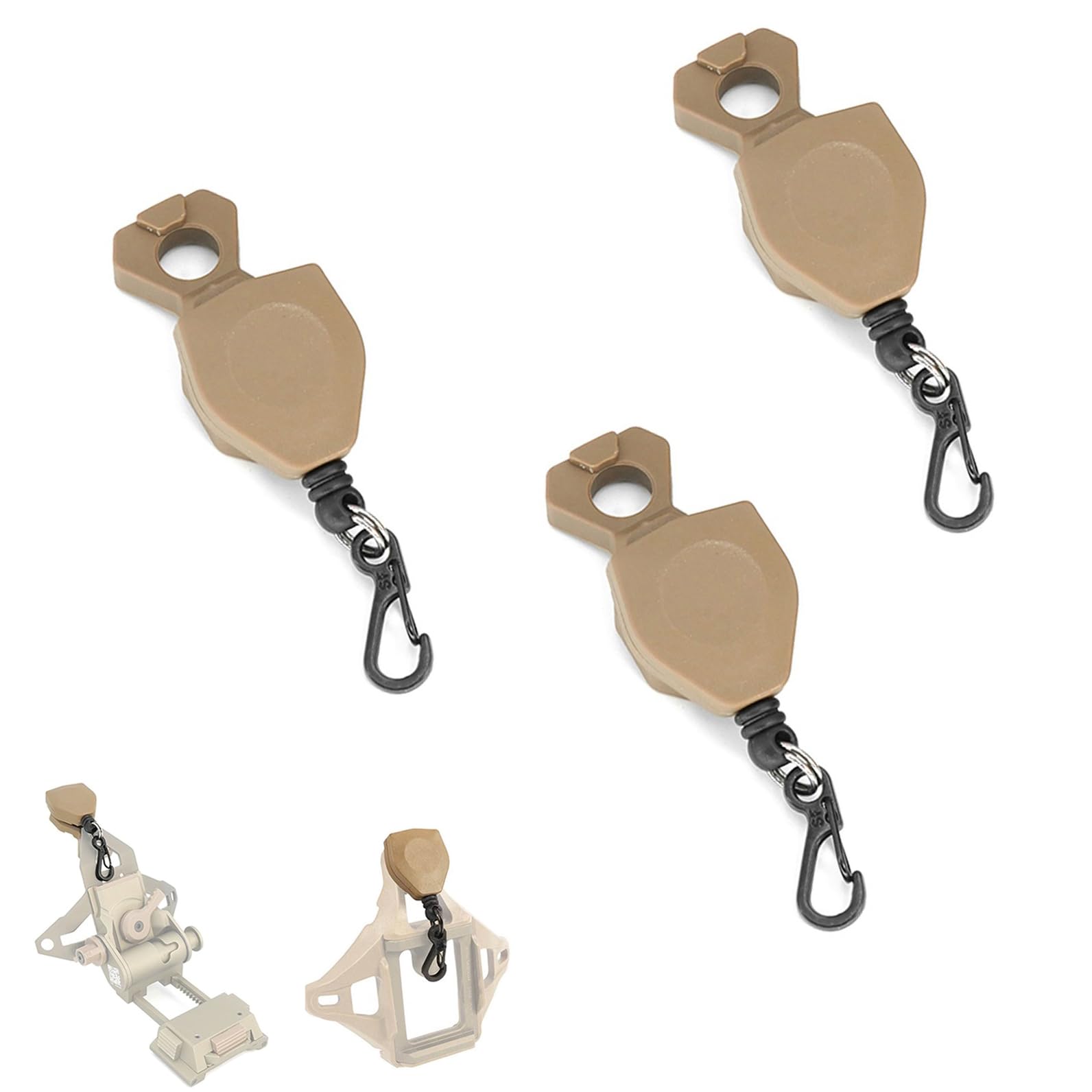 Three Hole Bracket Lanyard for NVG Shroud L4 NVG Mount?3Pcs