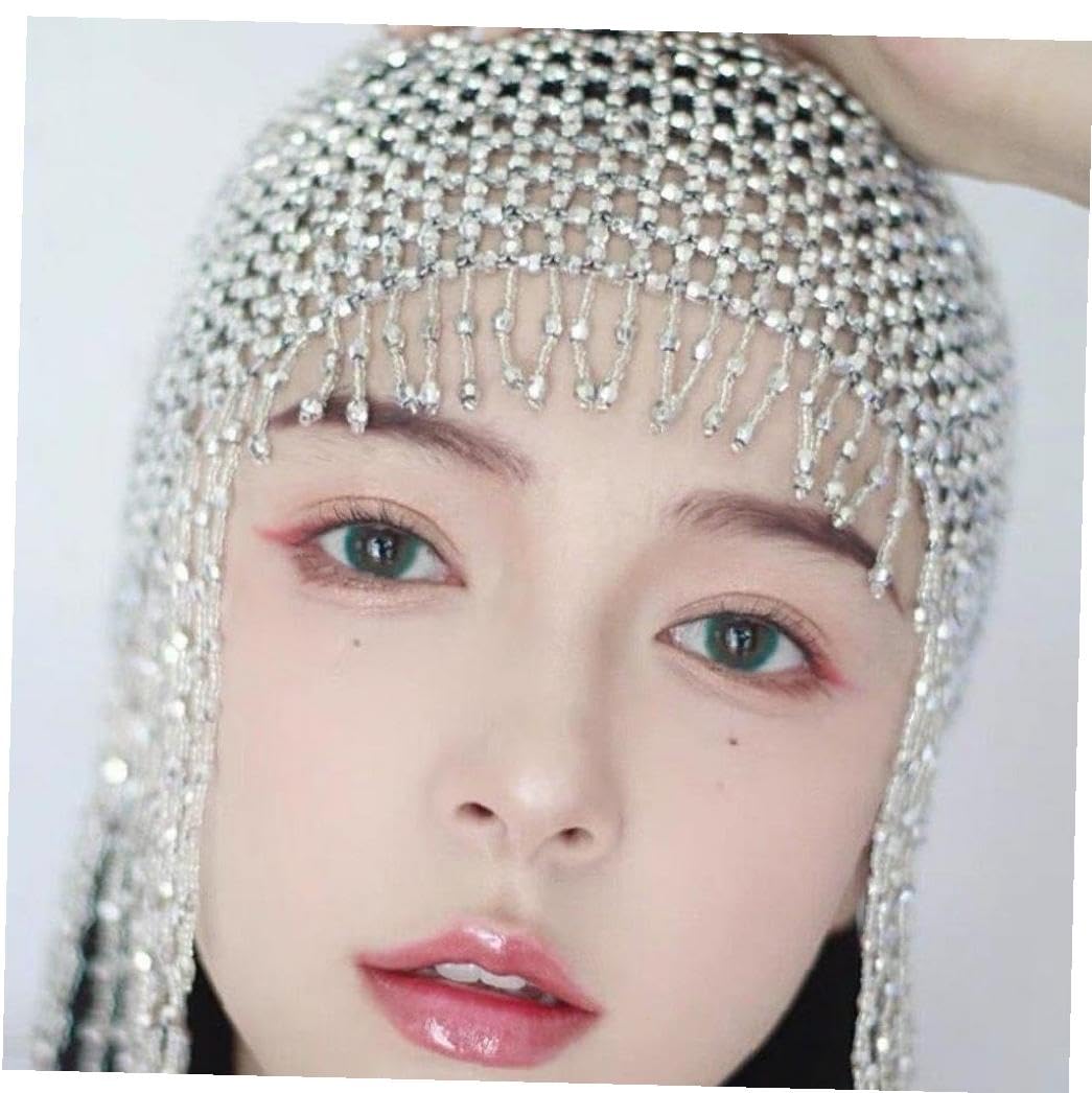 Amazon.co.jp: エキゾチック ビーズ ヘッドピース ボヘミア タッセル