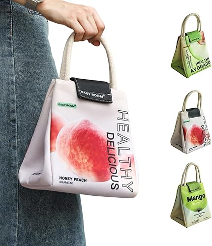 Miniatura 2 de LATERONON Lonchera para mujeres, de gran capacidad, a prueba de fugas, lonchera para hombres, aislada, reutilizable, para niños, lindas bolsas de