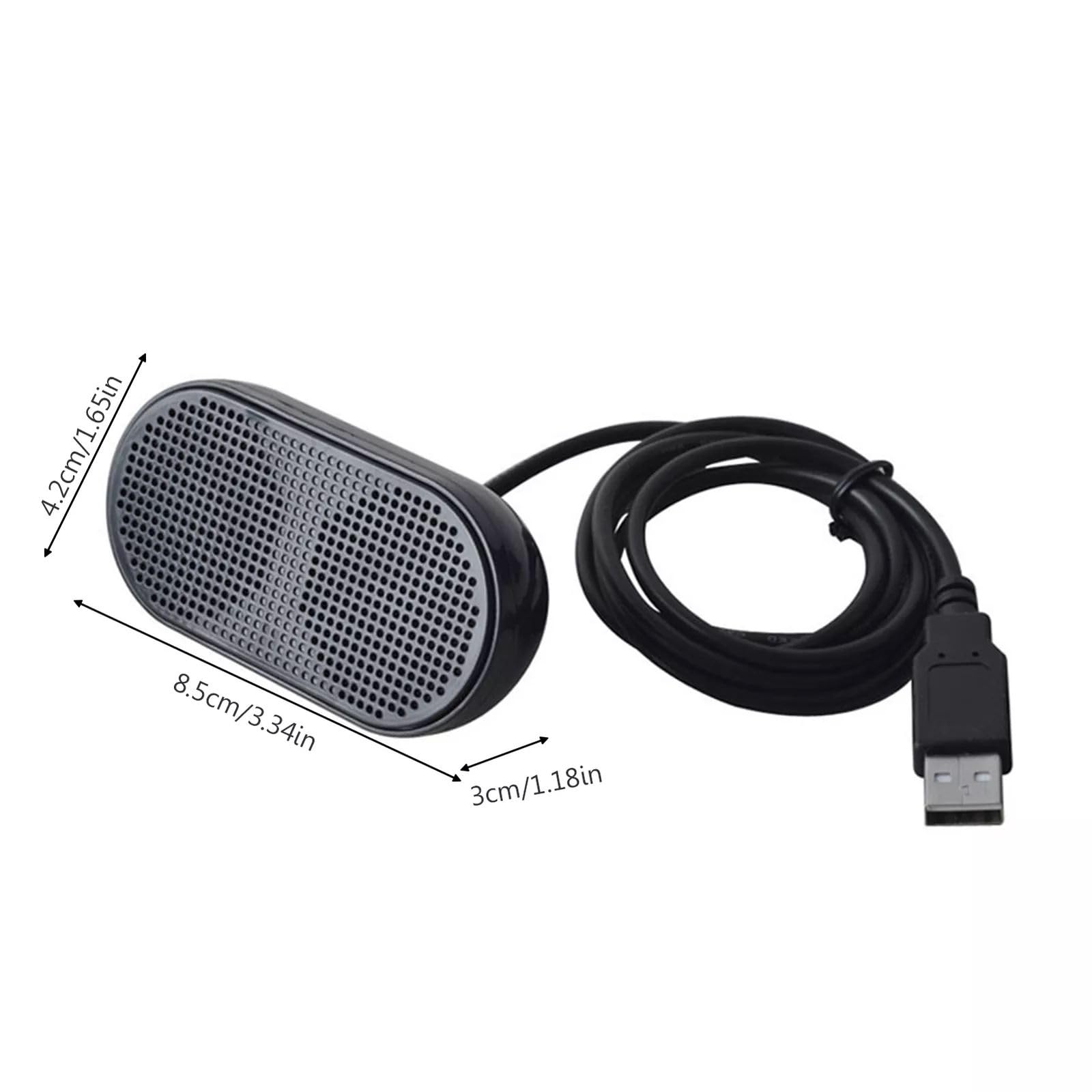 DBEIXIWEI 5V 6W Portable Mini USB Speaker Dual Channel Design 3D Surround Sound for PC Laptop Computer