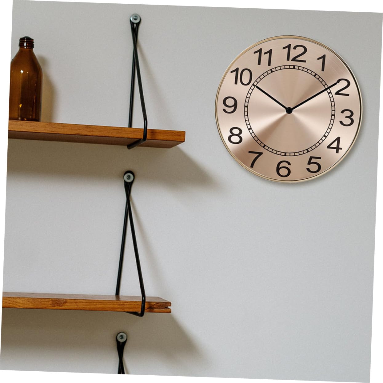 Garneck 2 Pièces Cadrans D'horloge Murale Ronds en Aluminium pour Mécanisme Horloge à Monter Soi-même, Résistants à l'usure, pour Projets DIY Cuisine