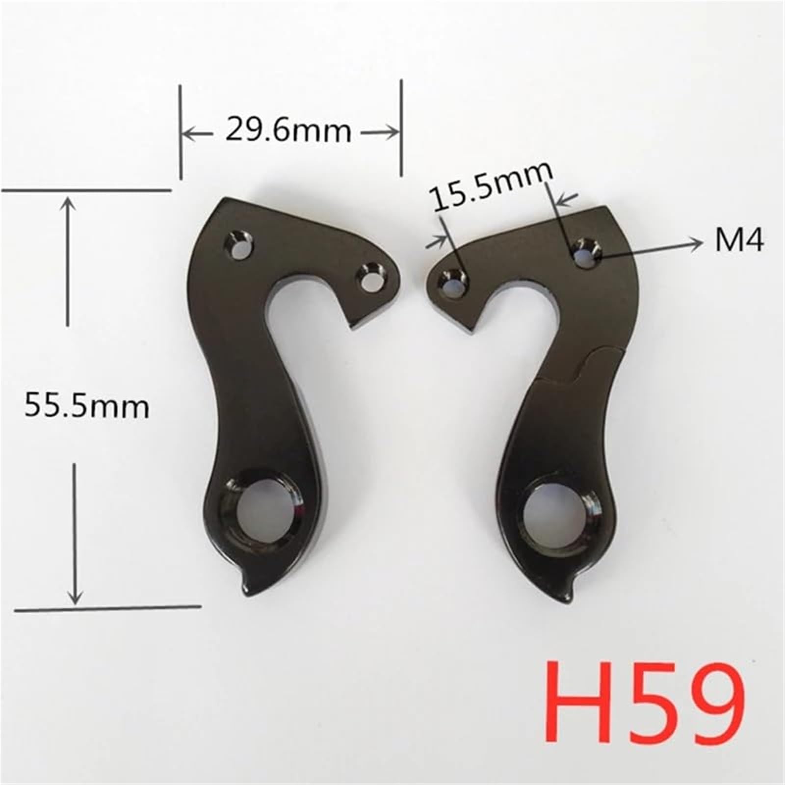 1 patilla de cambio trasera for bicicleta, for PINARELLO, Dogma F8 F10 F12 Prince Norco Valence, for Focus, Author Road Bike Gear Frame Dropout Patilla de cambio de bicicleta(BLACK 1PC CAST HA