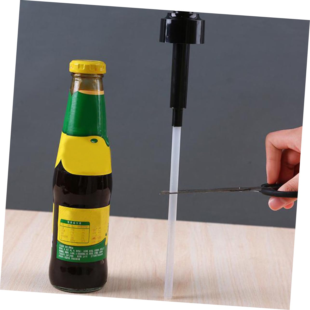 Alipis Oil Dispenser Pump Replacement for Sauce Bottle Push Type Kitchen Sauce Pump Syrup Dispenser Accessories